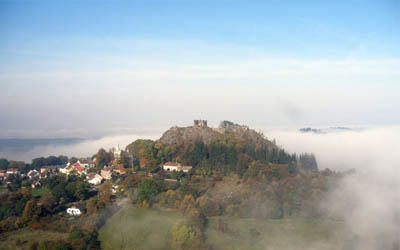 Zřícenina hradu Engelsburg - Andělská hora