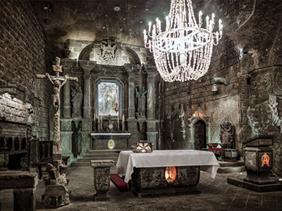 Solný důl Wieliczka