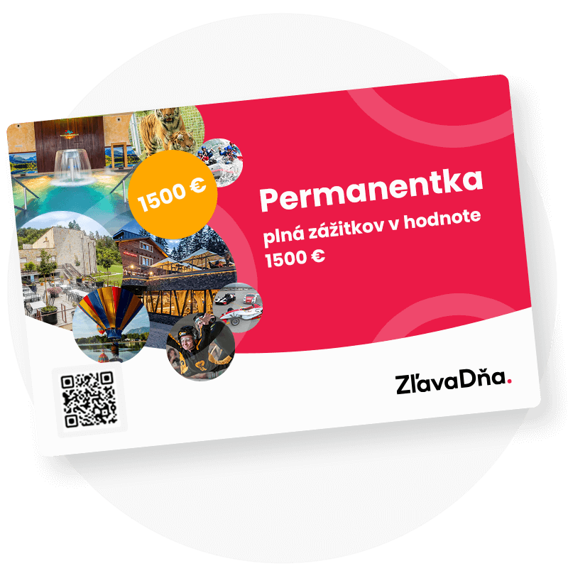 Hlavná výhra - Pernamentka na zážitky v hodnote 1500 €