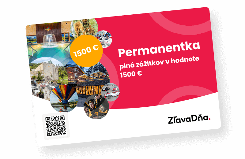 Hlavná výhra - Pernamentka na zážitky v hodnote 1500 €